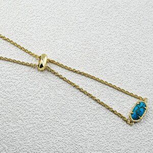 Kendra Scott Gold Veined Turquoise
